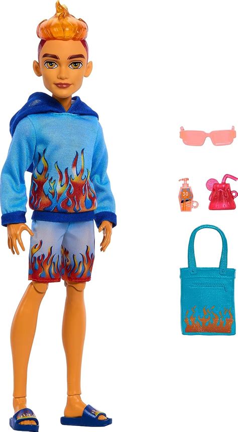 monster high dolls heath burns|monster high scare adise island.